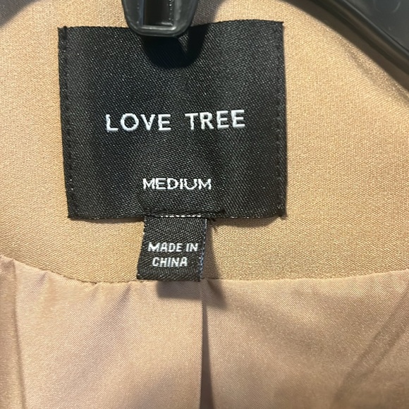 Love Tree beige blazer sz XL - Picture 2 of 7